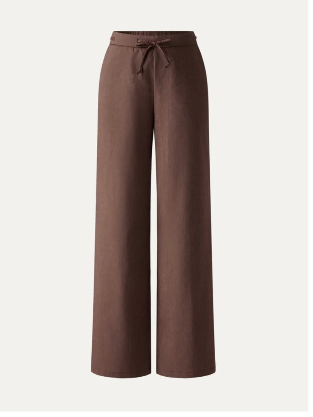 OGL Wrinkle-Resistant Linen Drawstring Wide Leg Pant with Pockets size petite XS